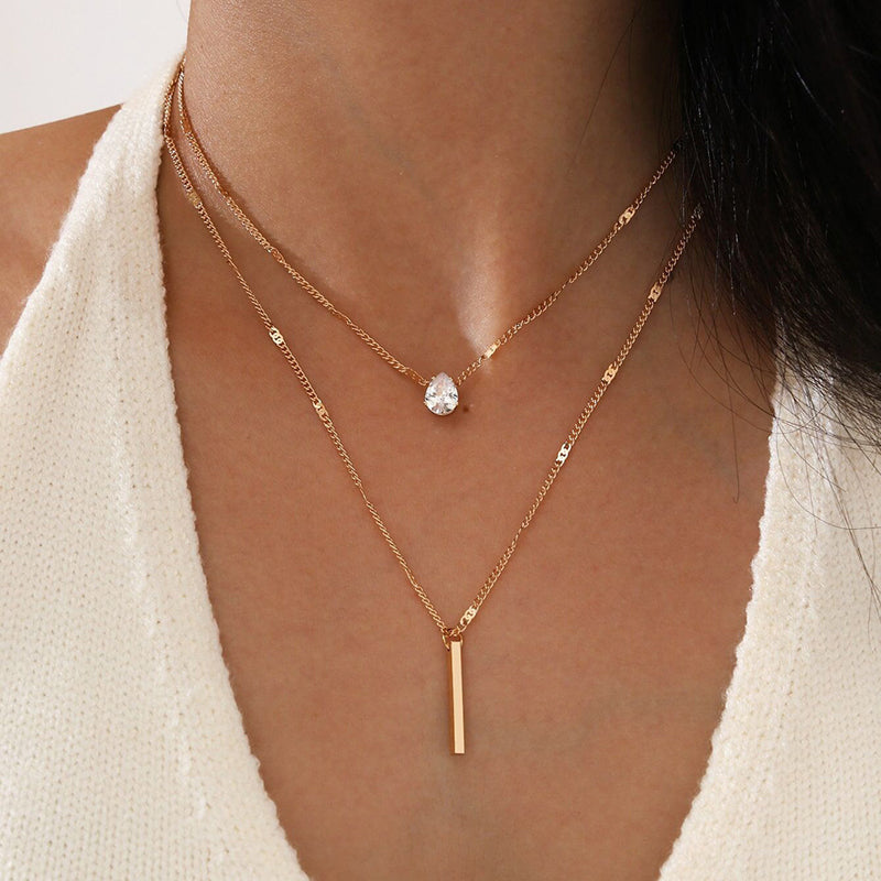 Collar Elegance Doble Brillo
