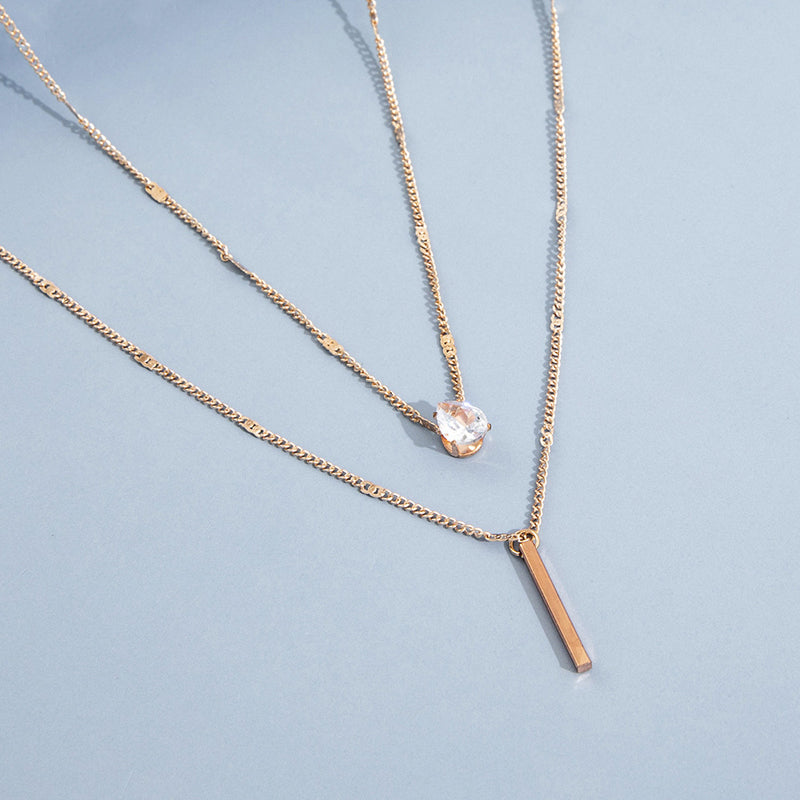 Collar Elegance Doble Brillo