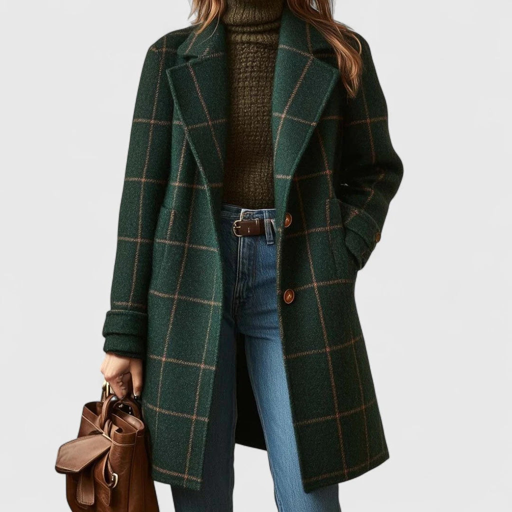 Abrigo Vintage Check