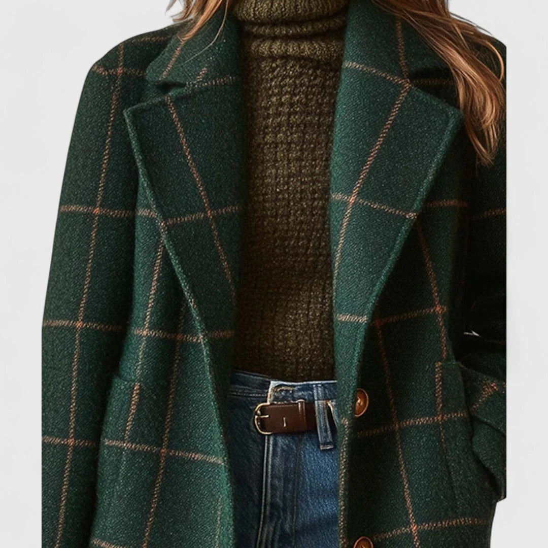 Abrigo Vintage Check