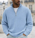 Jersey de punto half-zip para hombre