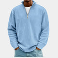 Jersey de punto half-zip para hombre
