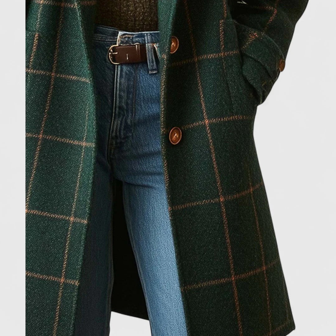 Abrigo Vintage Check
