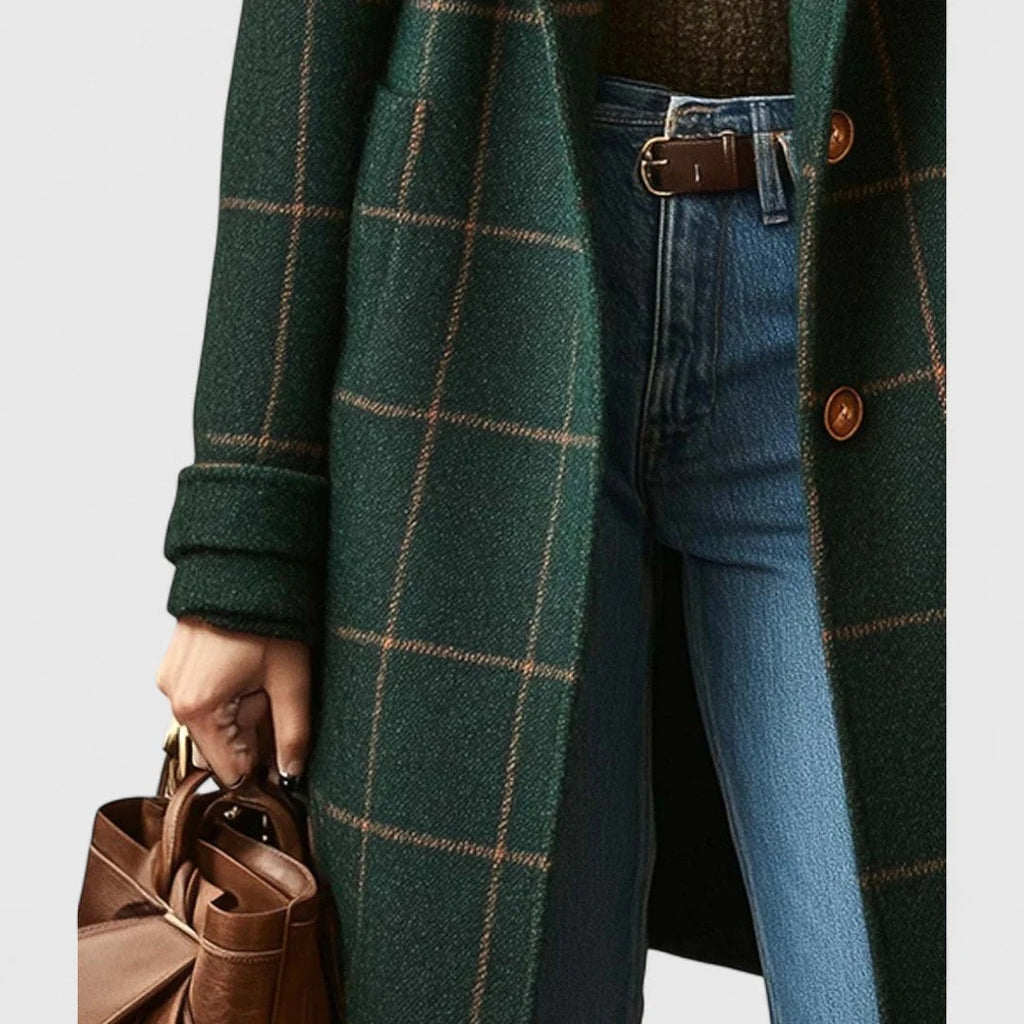 Abrigo Vintage Check